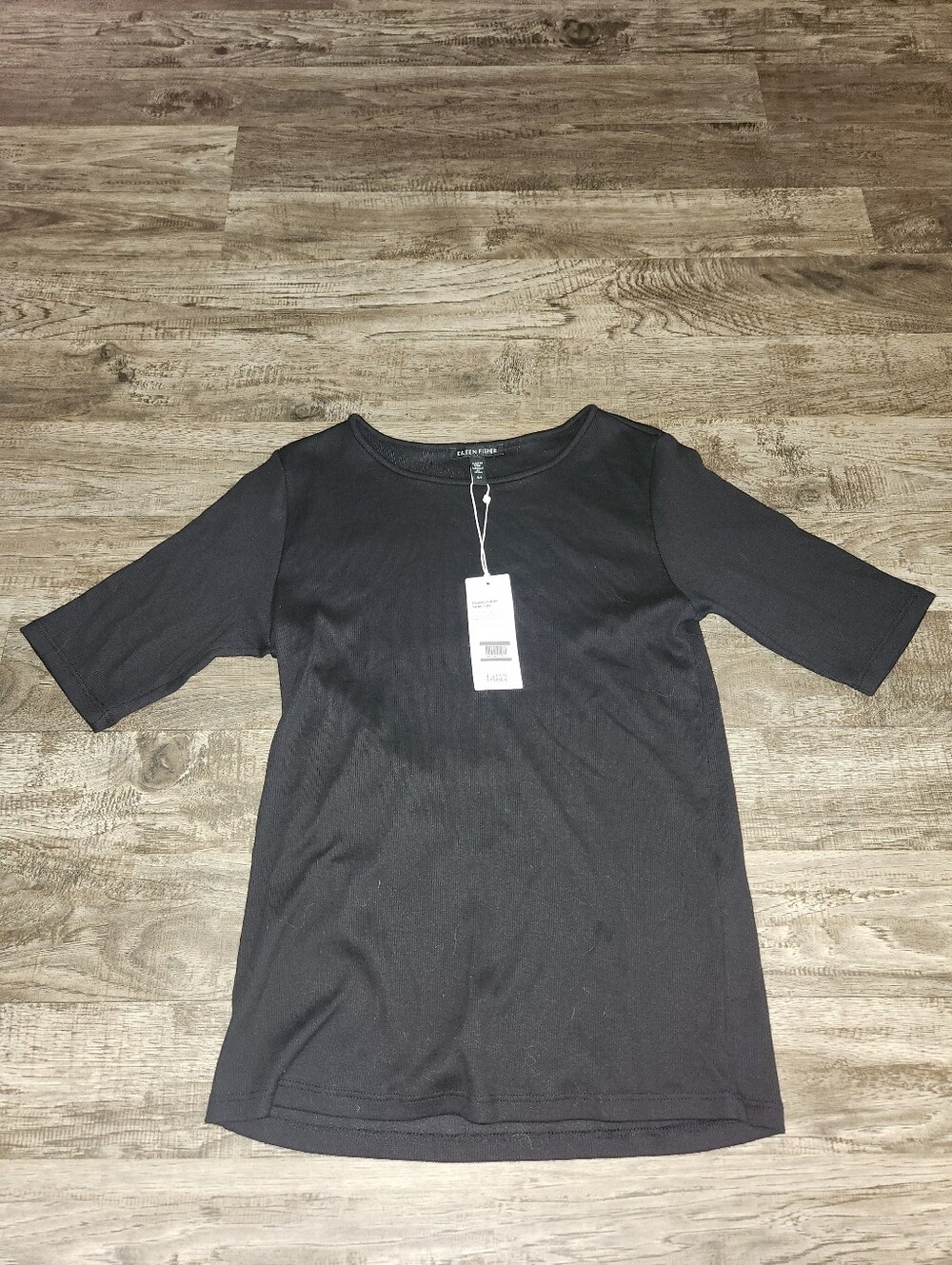 Eileen Fisher Organic Cotton Stretch Rib Top
